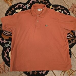 🔥🔥Lacoste Men's Polo Shirt - Warm Coral🔥🔥 Size 2XL
